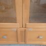 Solid Oak Display Cabinet Image 5