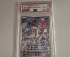 Team Rocket's Murkrow 106/098 Art Rare Pokemon Japanese PSA 10