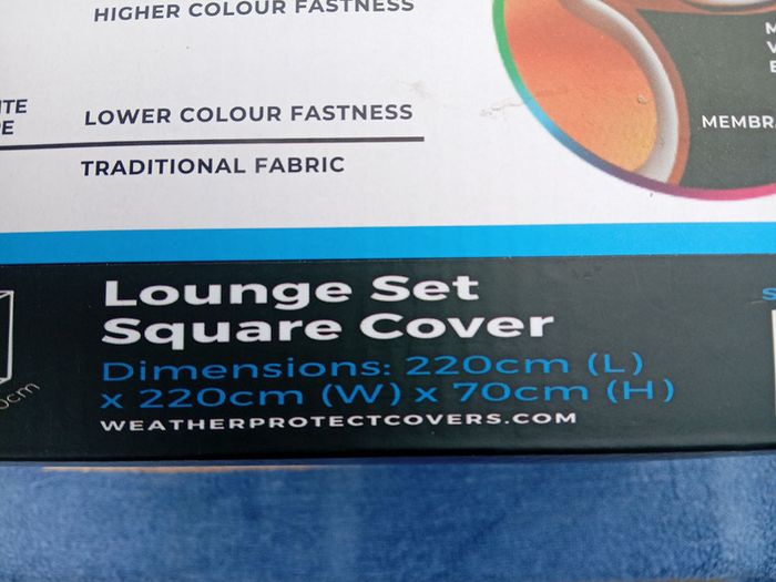 Garden Furniture Weatherproof Cover.