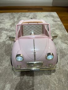 Our Generation pink convertible doll car