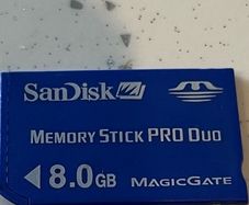 Psp memory stick pro duo 8 gb MagicGate