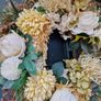 Handmade Silk Flower Wreath Image 3