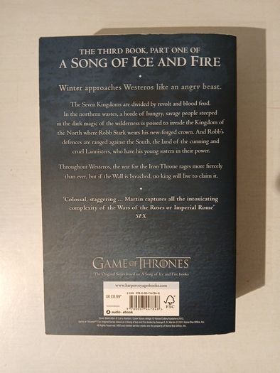 A Storm of Swords 1: Steel and Snow by George R.R. Martin