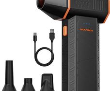 Compressed Air Duster-110000RPM Super Power Cordless Air Duster, 3-Gear Adjustable Mini Blower with Fast Charging, Dust Blower for Computer, Keyboard, House, Outdoor and Car