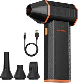 Compressed Air Duster-110000RPM Super Power Cordless Air Duster, 3-Gear Adjustable Mini Blower with Fast Charging, Dust Blower for Computer, Keyboard, House, Outdoor and Car