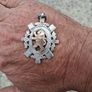 Chester Sterling Silver & 9k Rose Gold Fob(10 grams) Image 2