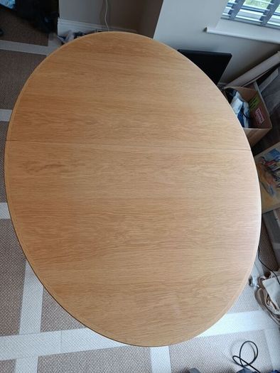 skovby extendable oval dining table