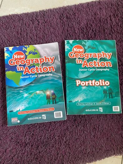 New Geography in Action - Junior Cycle Geography - Textbook & Combined Portfolio & Activity Book - Set