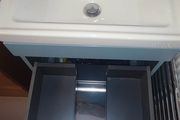 Vanity unit with basin, tap and waste