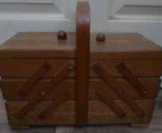 Vintage rustic wood box