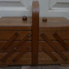 Vintage rustic wood box
