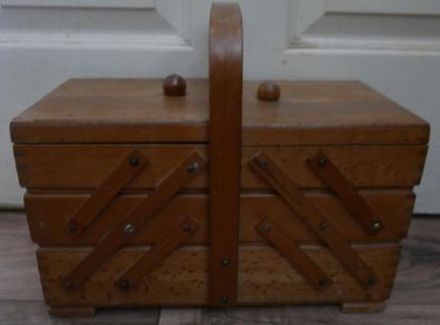 Vintage rustic wood box