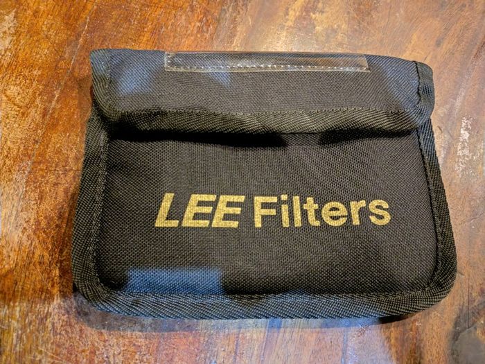 Lee Filters, 105mm Polariser, Big Stopper, Adapter Rings, Pouches & Boxes (used).