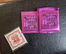 Ernie Ball 11-48 Power Slinky strings   5 sets