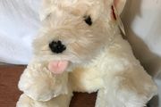 New White Very Soft 'Westie' Dog