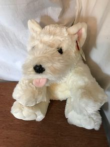 New White Very Soft 'Westie' Dog