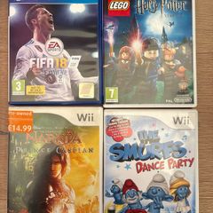 PS4 & Nintendo Wii Game Bundle FIFA 18, LEGO Harry Potter & More