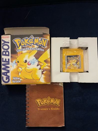 Pokemon Yellow Special Pikachu Edition Game Boy Complete In Box Cib Pal ...