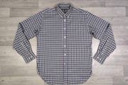 Aquascutum Button Down Nova Check Shirt Mens Large