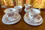 Royal Albert Lavender Rose Tea Set (8 items/pieces)