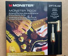 Monster Rock Cable Prolink Rock 6,4 m Monster Cable Reliable cable for electric guitar