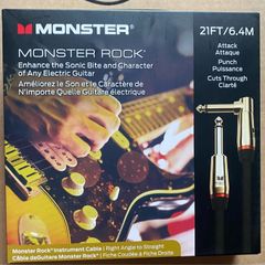 Monster Rock Cable Prolink Rock 6,4 m Monster Cable Reliable cable for electric guitar