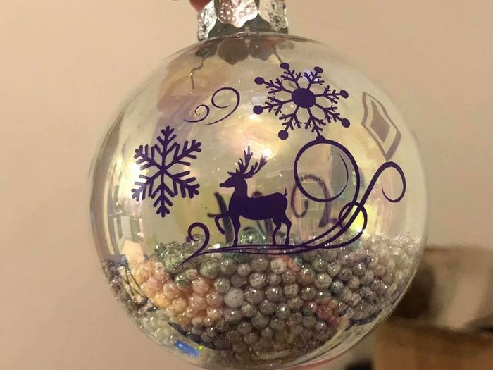 Personalised Glass Christmas Baubles