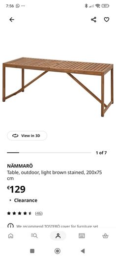 patio table