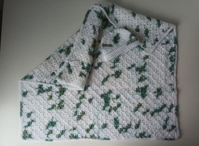 Hand Made Baby Blanket & Hat Set