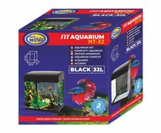 Aqua Nova Aquarium Set NT-32 Black 32L LED Light And Filter