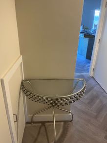 table and matching mirror
