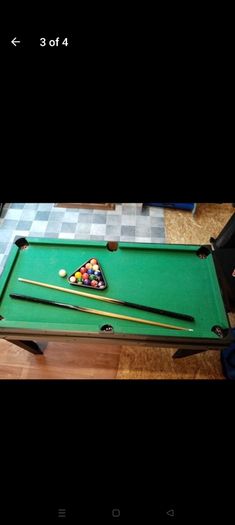 football air hockey and pool table