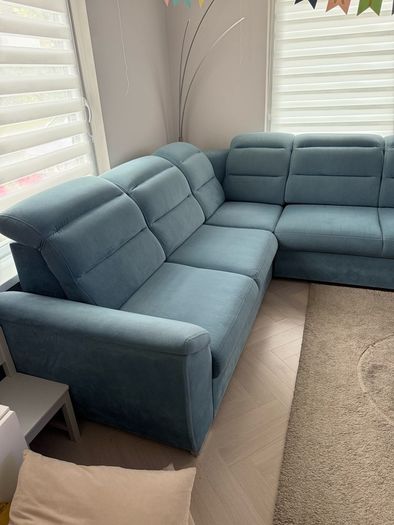 Corner sofa 2X3 with a sofa bed and storage