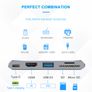 Rocketek Mini Dock Combo USB 3.0 Hub + HDMI 4K@30Hz & SD/TF Card Reader Aluminum Alloy (Brand New/Warranty) Image 8