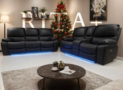Rita Electric Leather Recliner Sofa Range