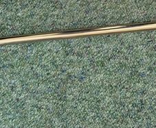 Gold towel rail
