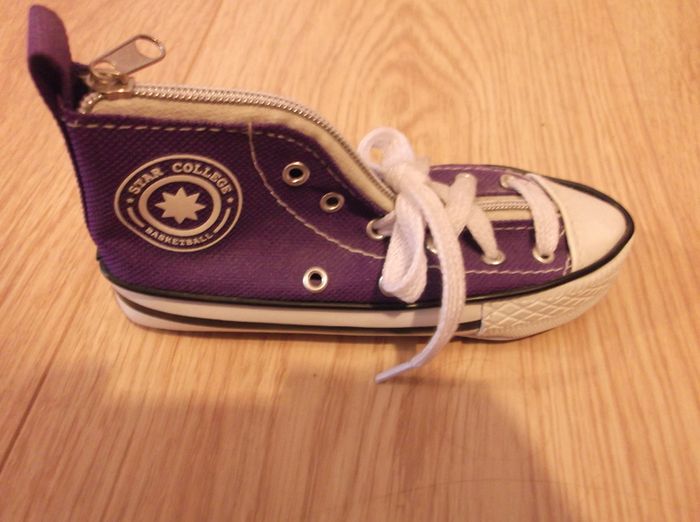Purple Converse Shoe Purse