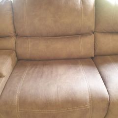 suede armless unit