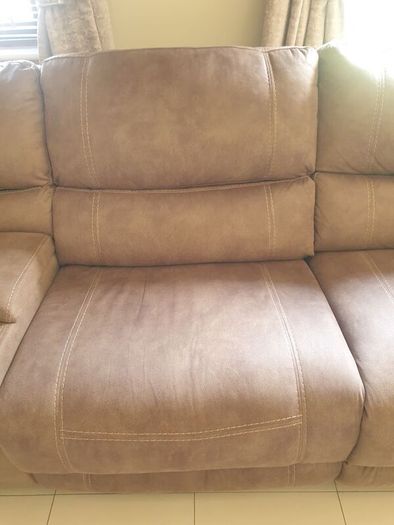 suede armless unit