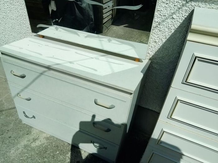 two set of drawers