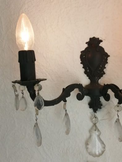 vintage French wall candle sconces
