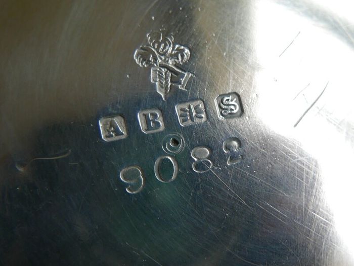 Vintage "A B & S" -Atkin Brothers & Sons, Silver-Plated Mug 1853s