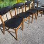 vintage 1960s Danish mid-century modern dining chairs Image 3