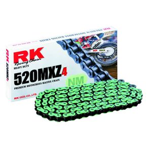 Rk 520 Mxz4 Chain X 120 Links - Neon Green