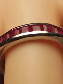 Petete Ruby Eternity/ Stacking Ring