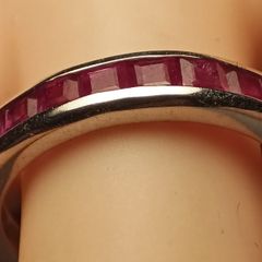 Petete Ruby Eternity/ Stacking Ring