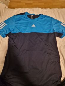 Black and blue Adidas tshirt
