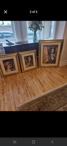 Decorative Gold Framed Wall Art Set