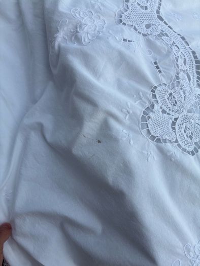 Handmade embroidered duvet cover