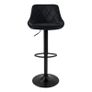 2 x  Bar Stool  velvet high quality  well-upholstered Image 3